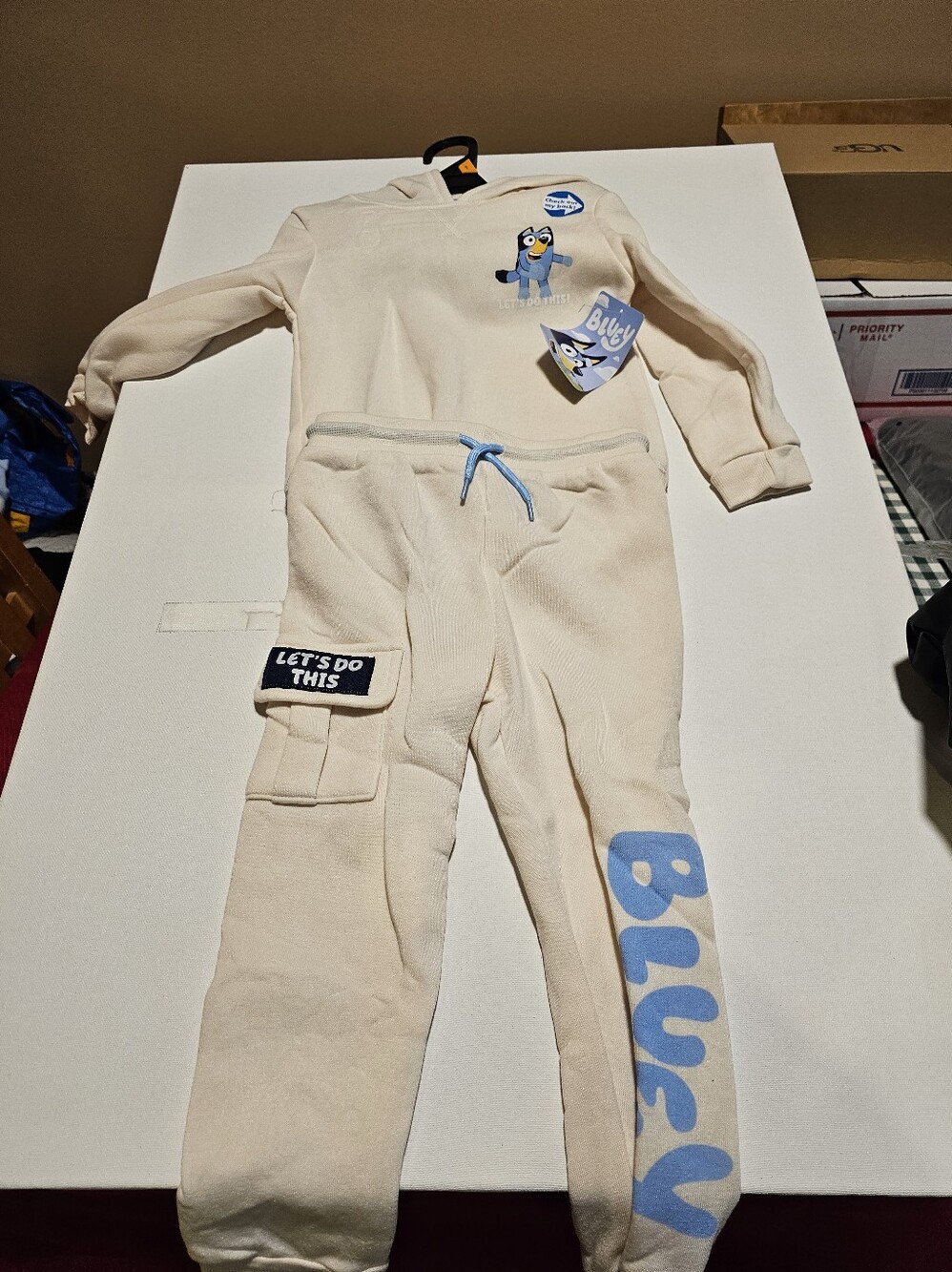 Bluey Graphic Hoodie & Jogging Pants Size 4T New